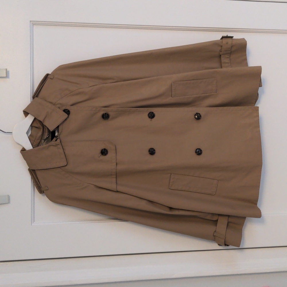 Banana Republic Cropped Swing Trench Coat